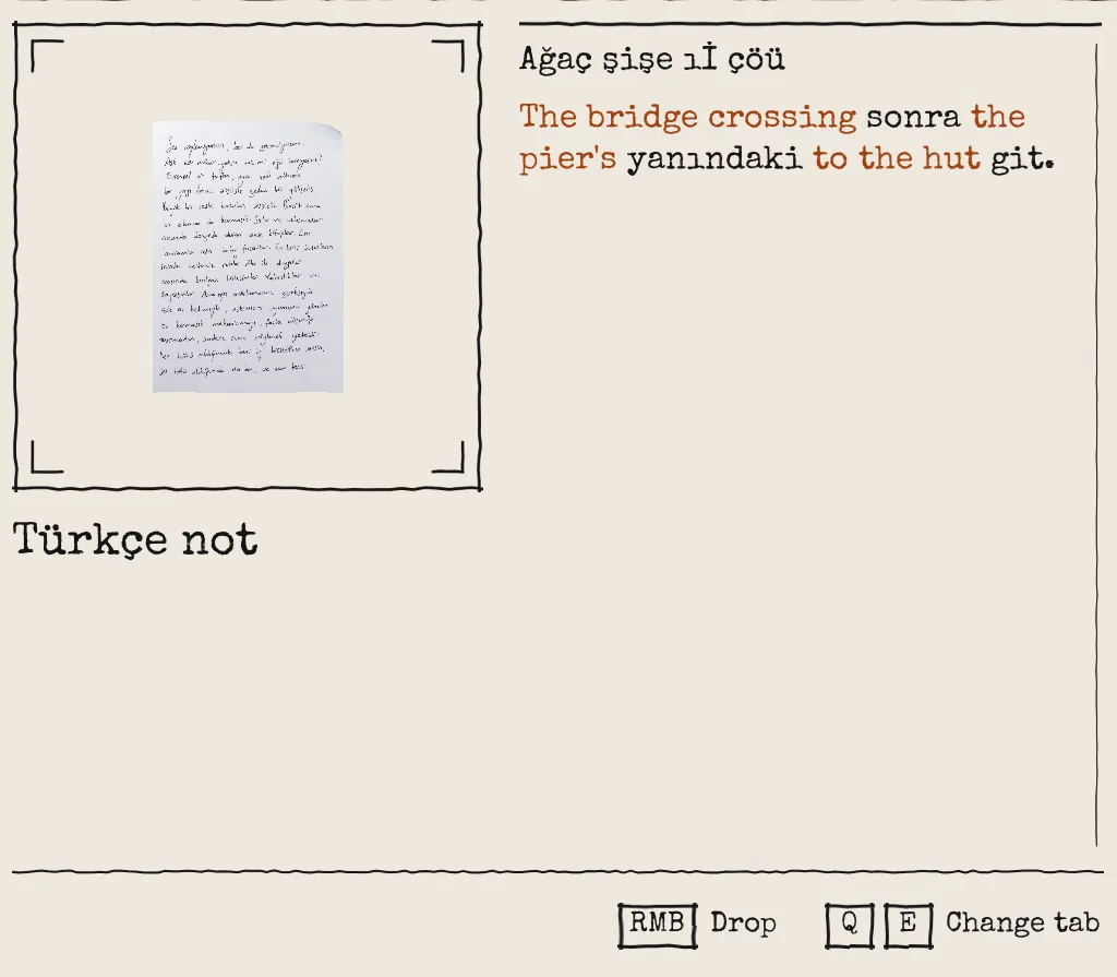 Readable one word at a time: a note translation system in UE5 C++