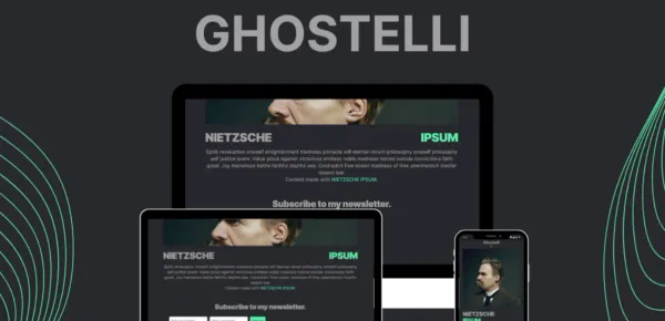 👻Ghostelli: Highly Customizable Ghost Theme